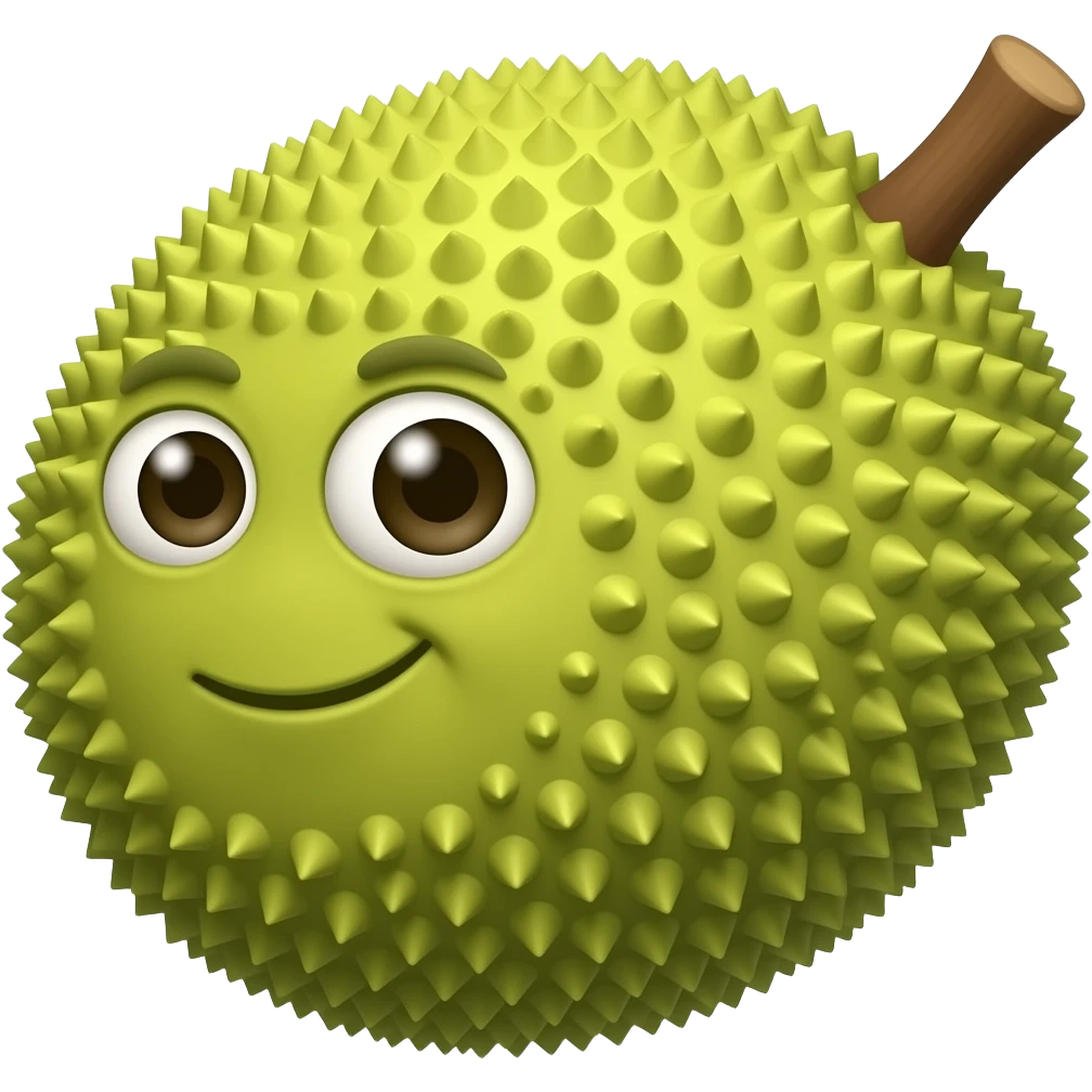Jackfruit + 🤨 emoji