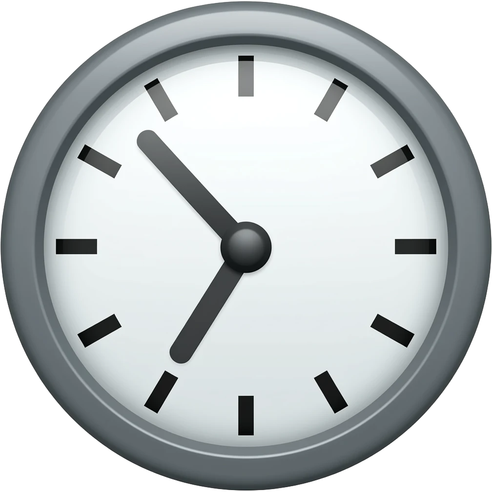 icono reloj emoji