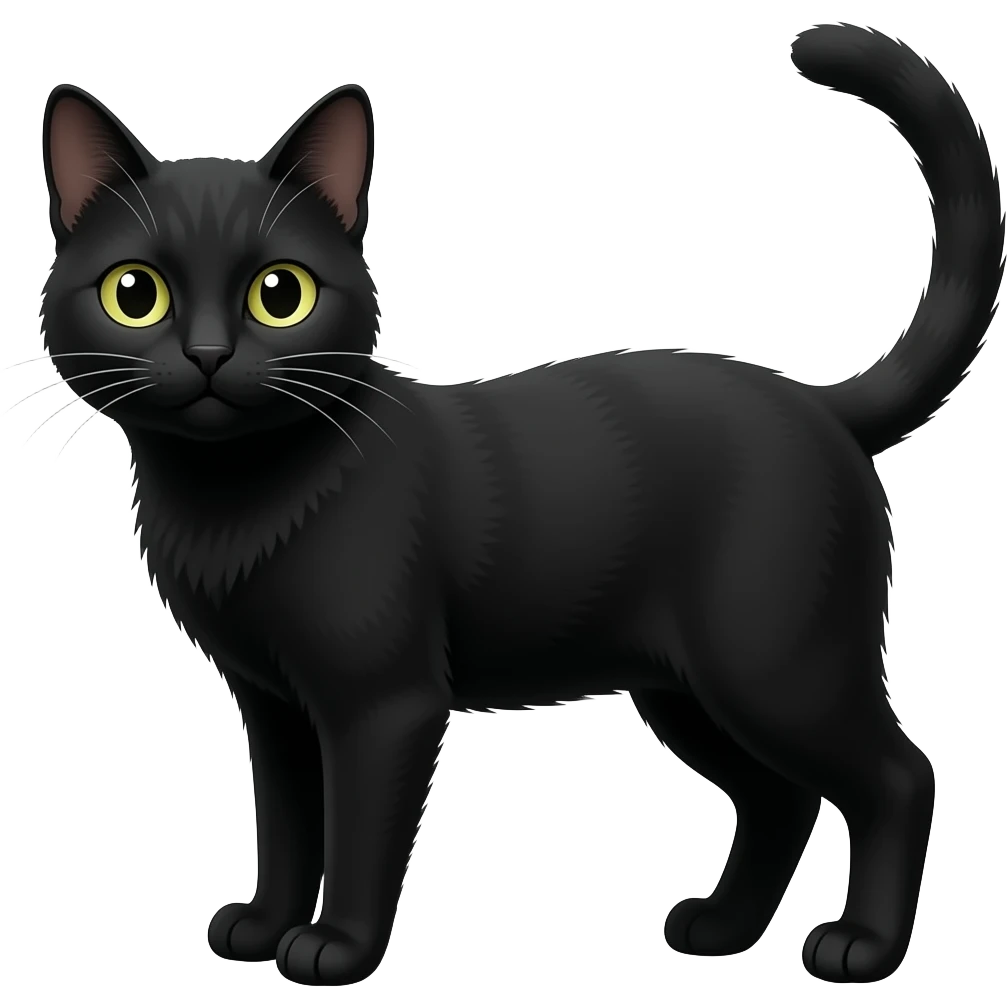 black cat emoji