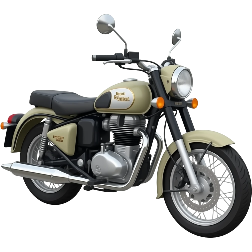Make AE emoji of royal Enfield bullet emoji