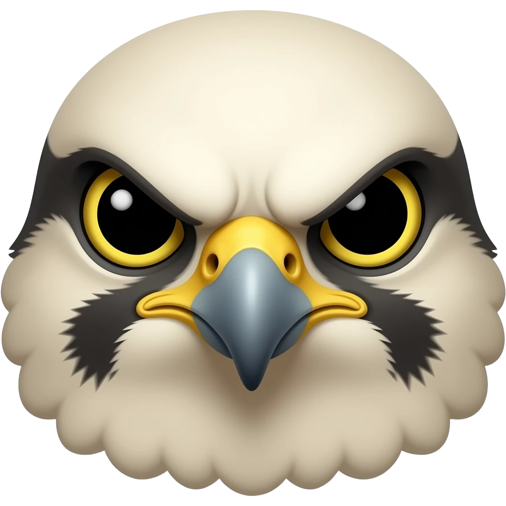 Falcon head emoji angry emoji
