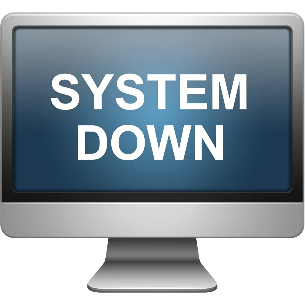 system down emoji