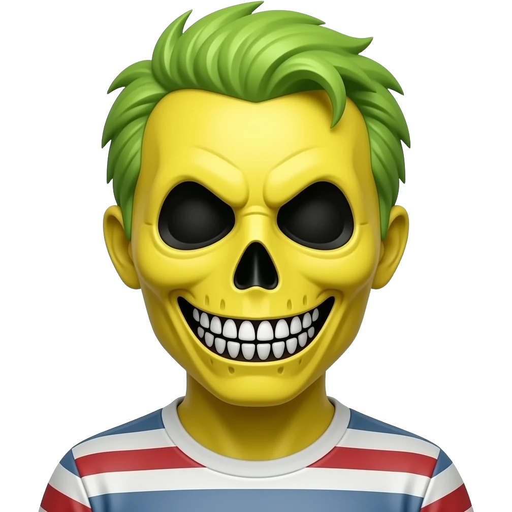 Serial killer yellow emoji