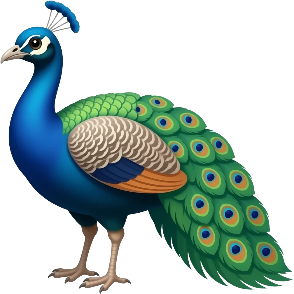 Peacock emoji