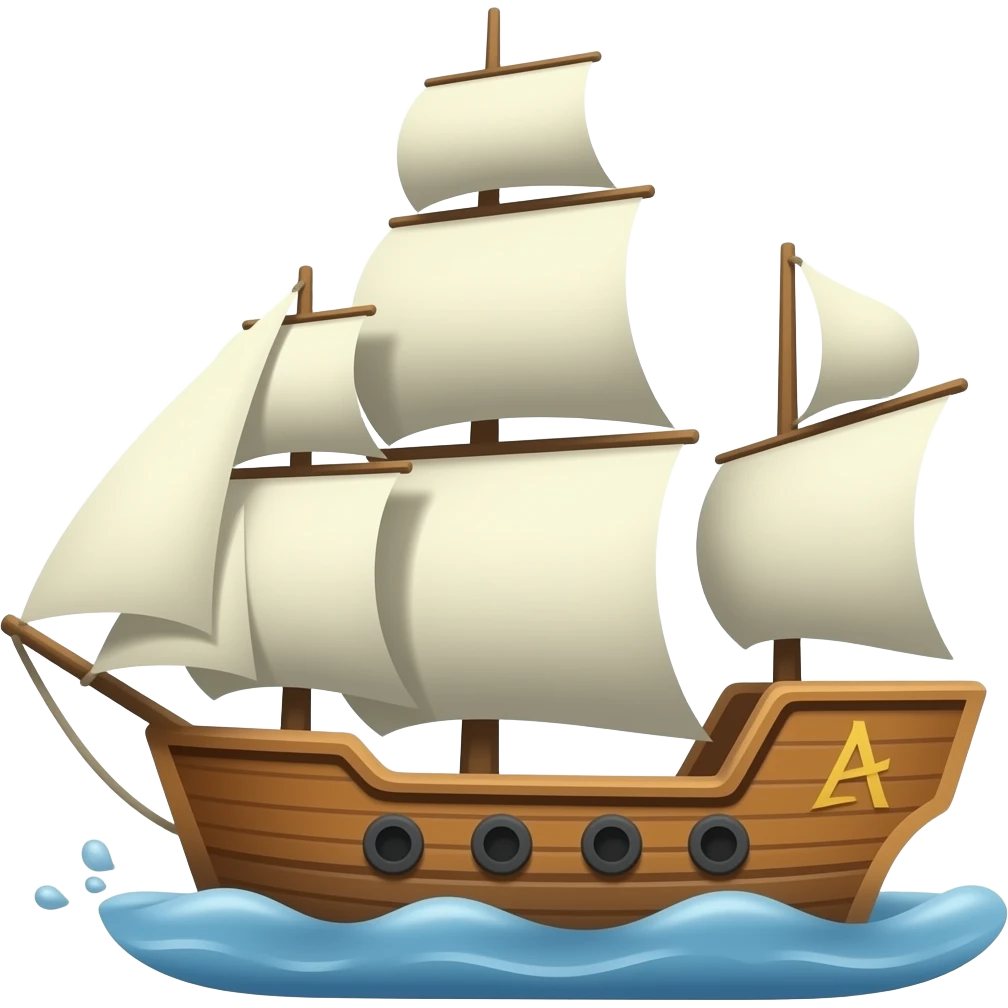 Ship sail emoji