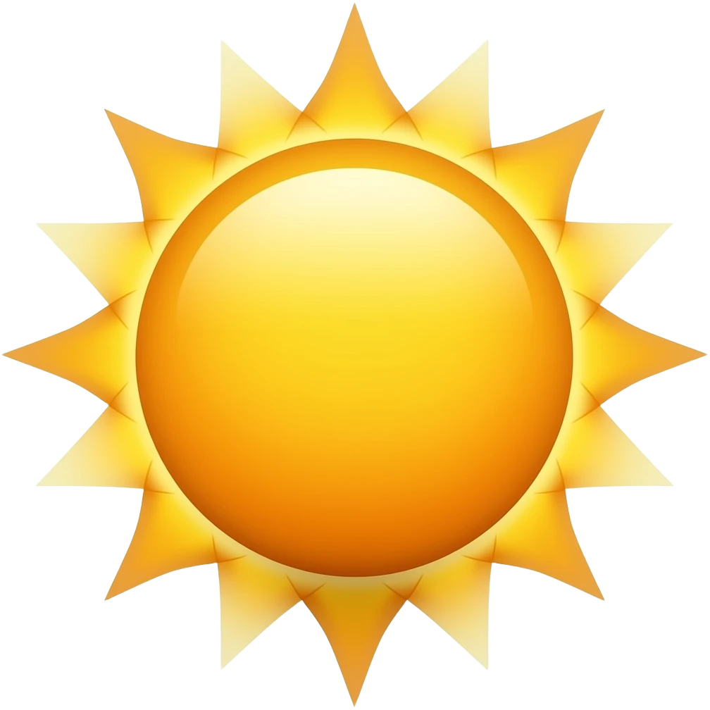 Sun emoji