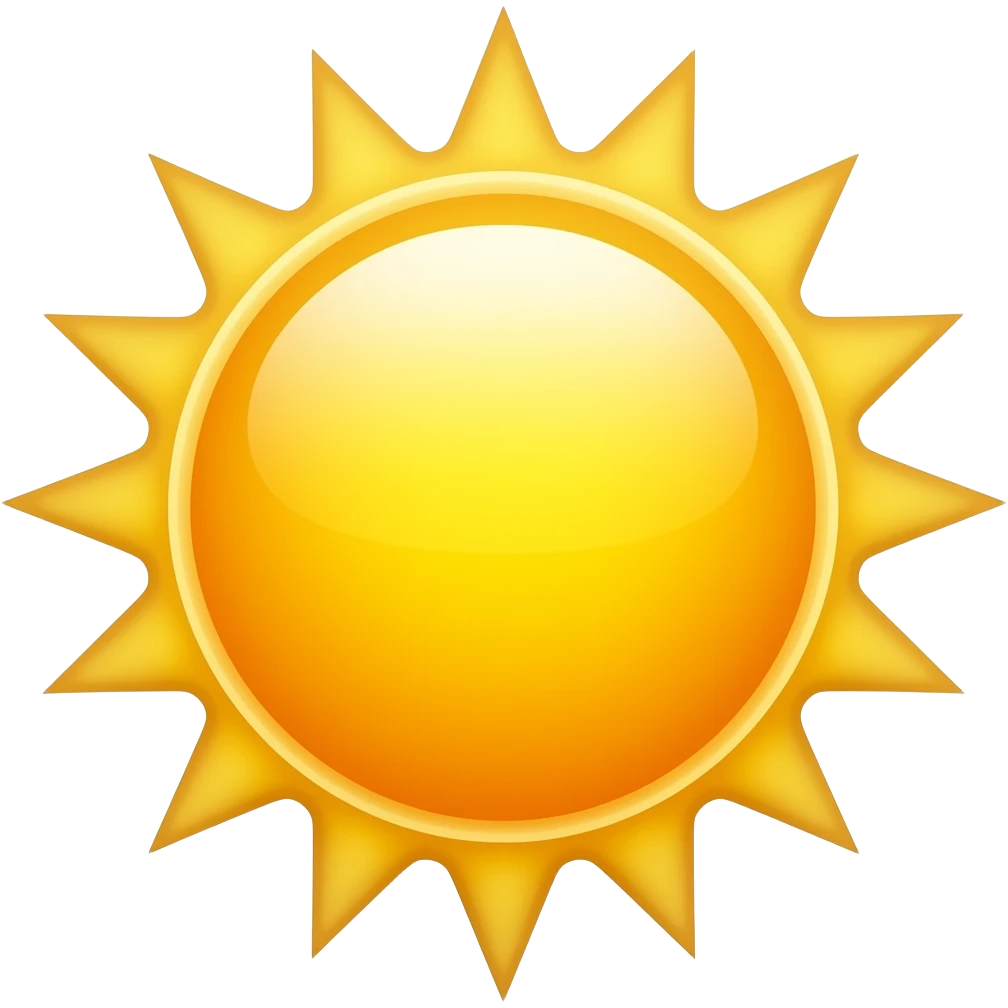 Sun emoji