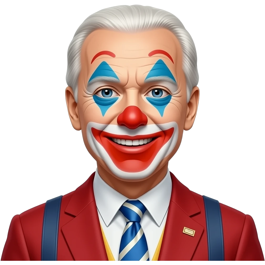 Biden the clown emoji