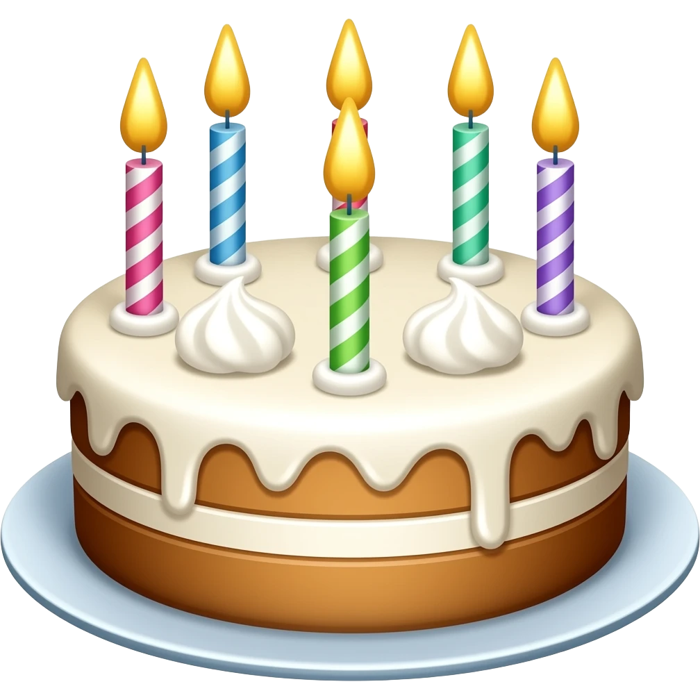 Birthday cake emoji