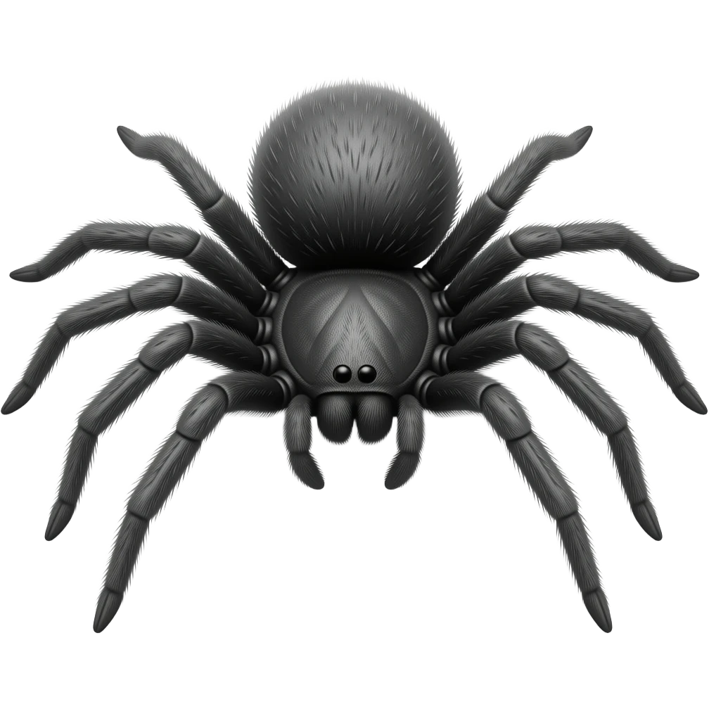 spider black emoji
