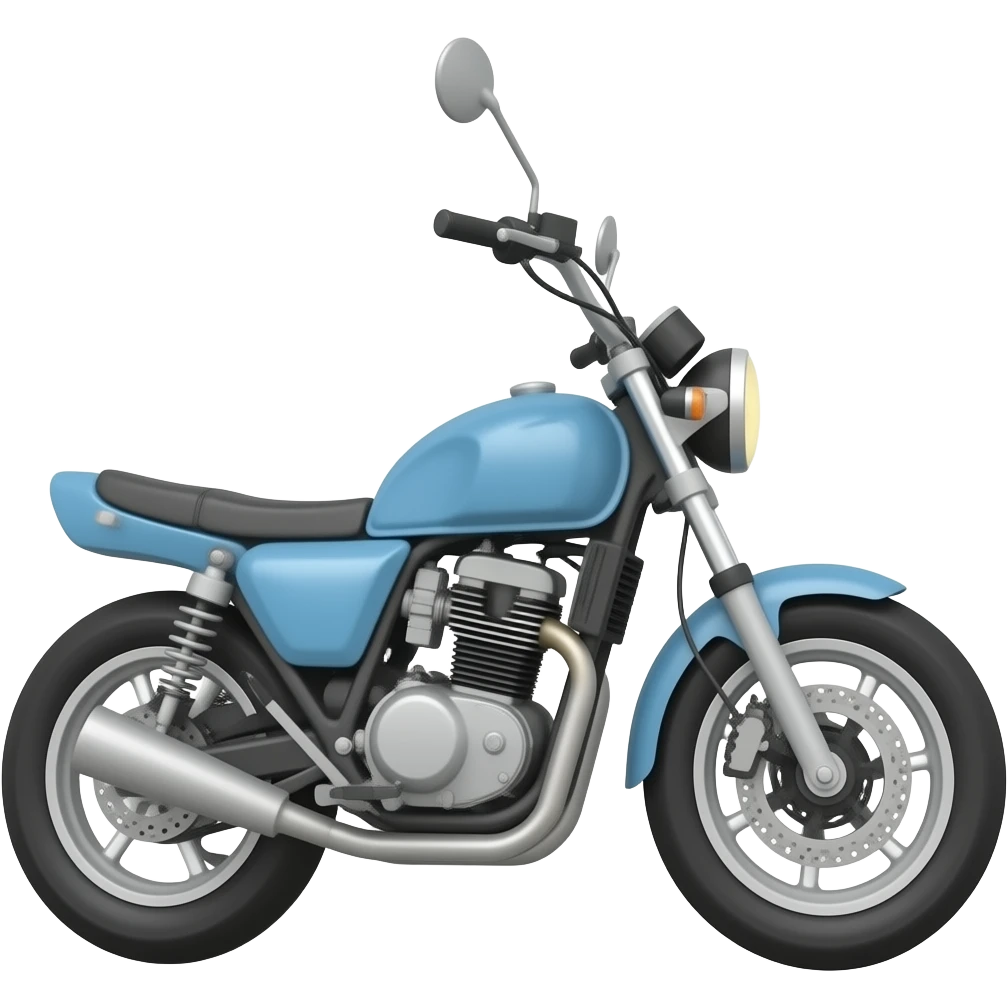 motorcycle, simple, side emoji