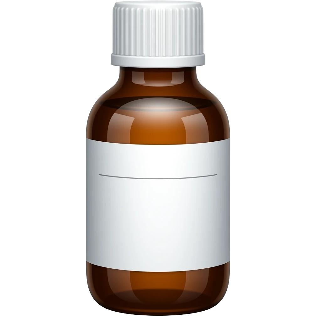 brown presciption cough syrup bottle emoji