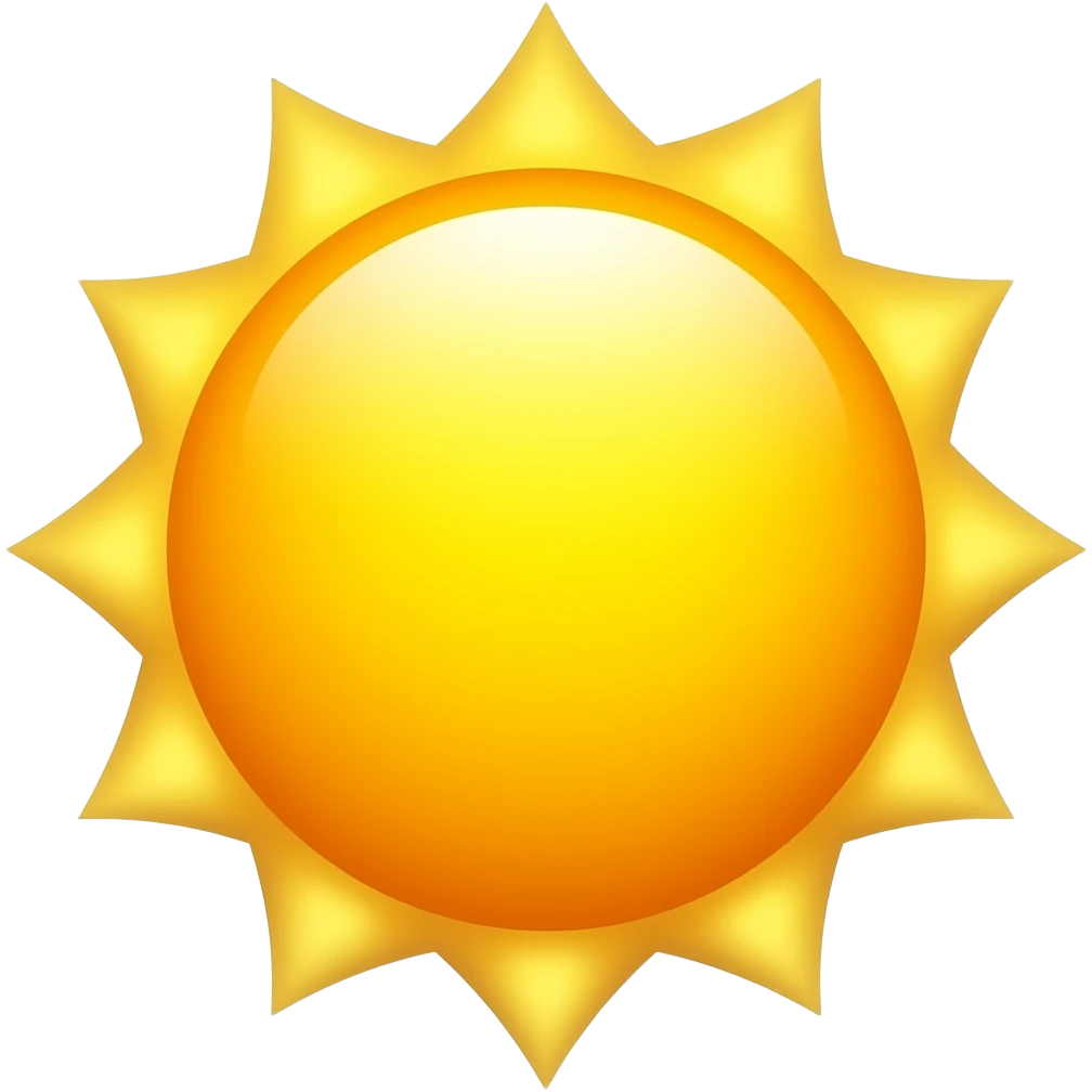 Sun emoji