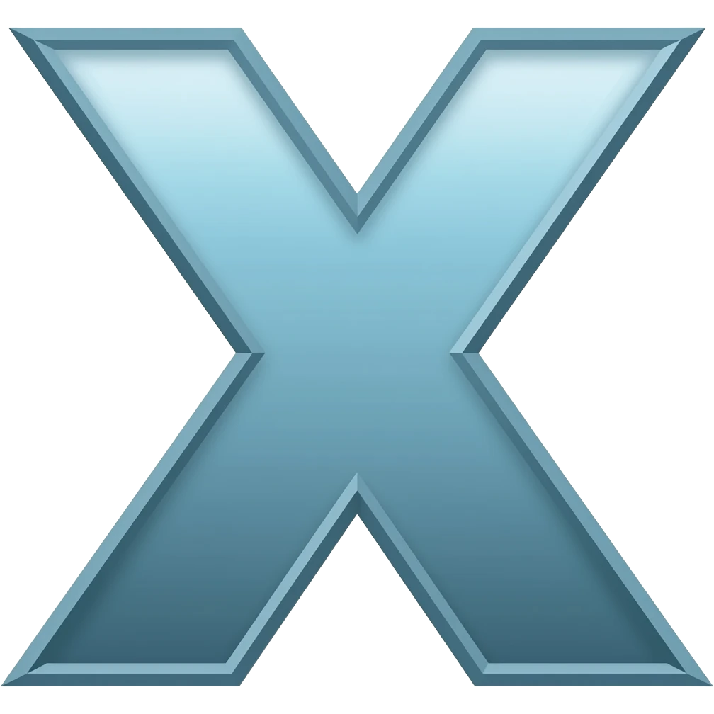 X emoji