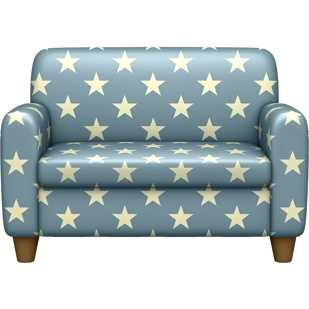 star pattern sofa emoji