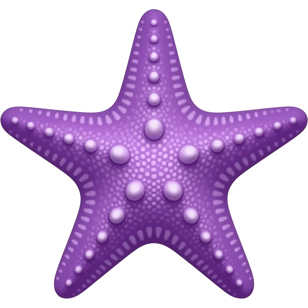 purple starfish emoji