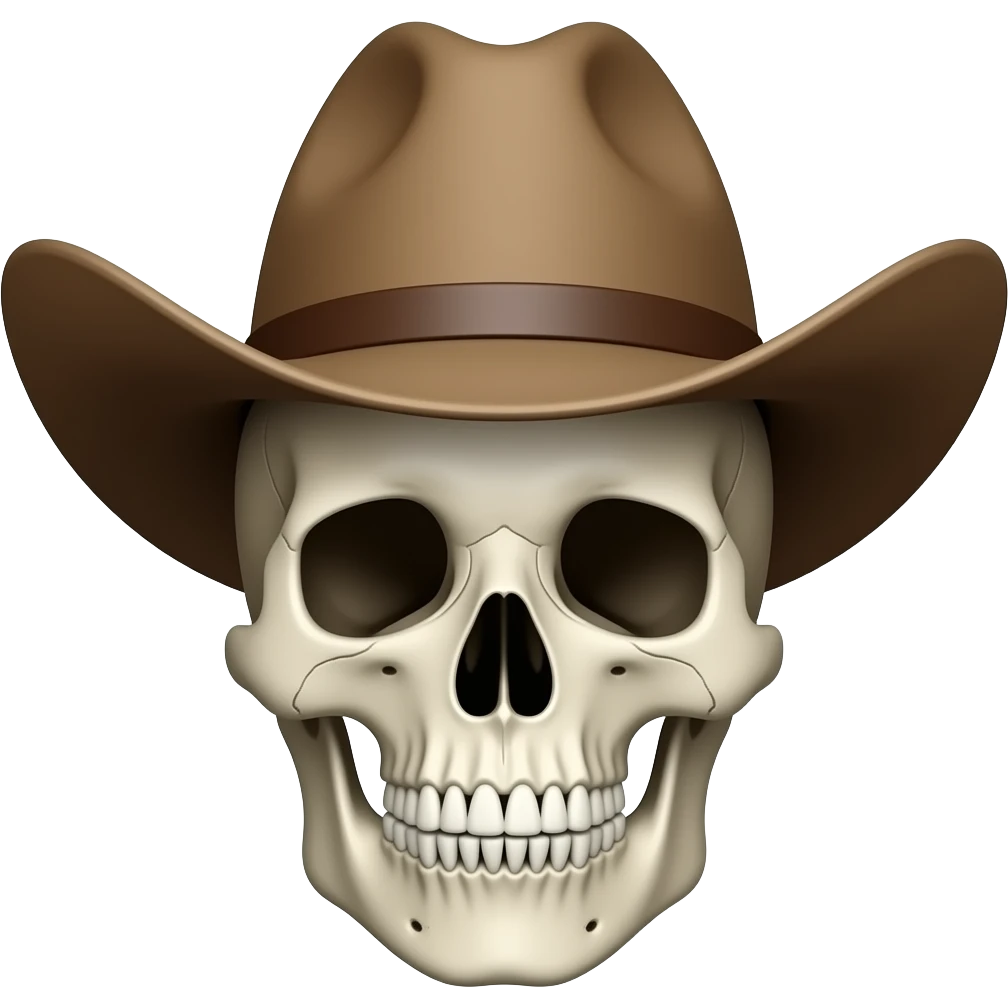 💀+🤠 emoji