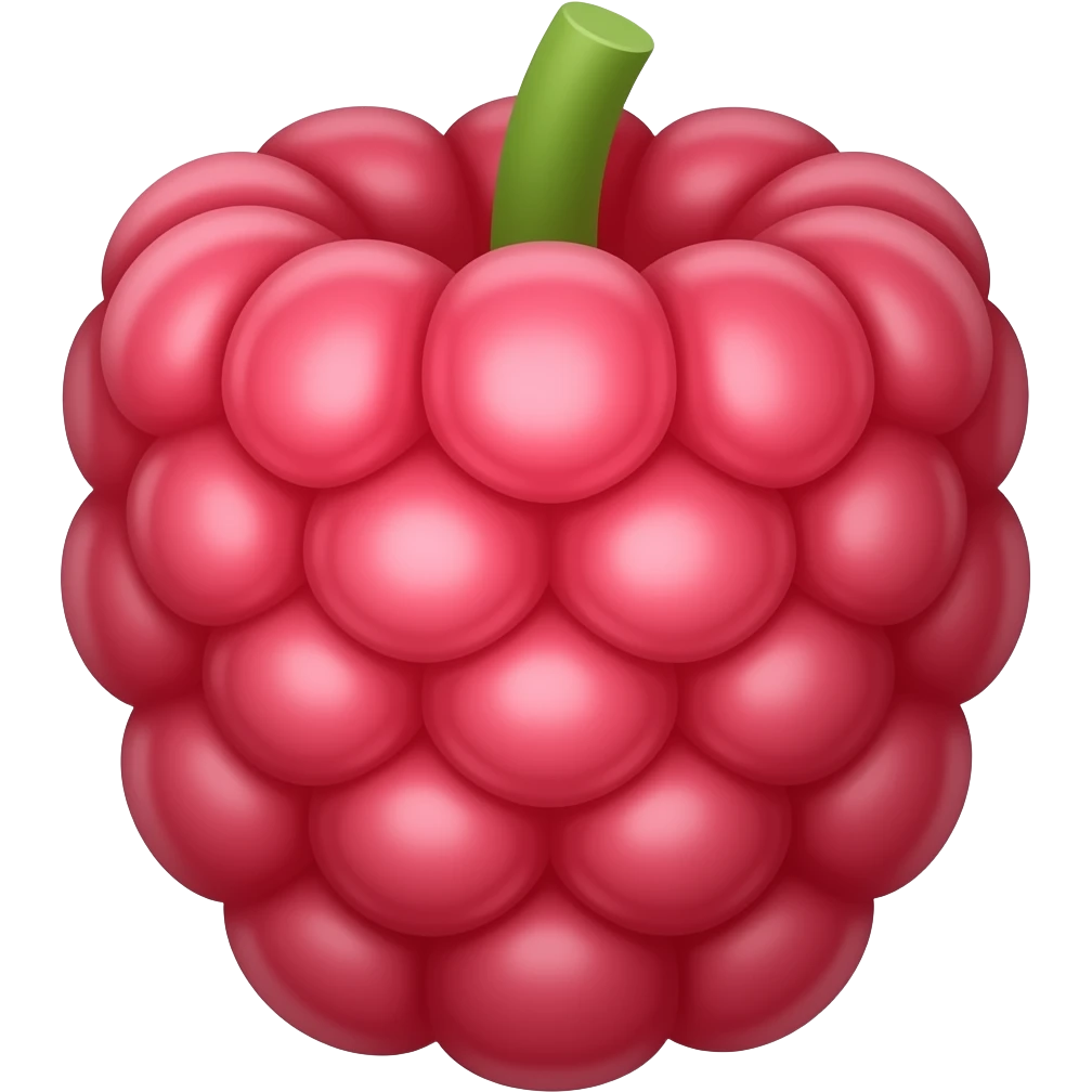 Розовая малина emoji