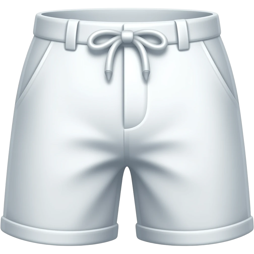 Short blanc emoji