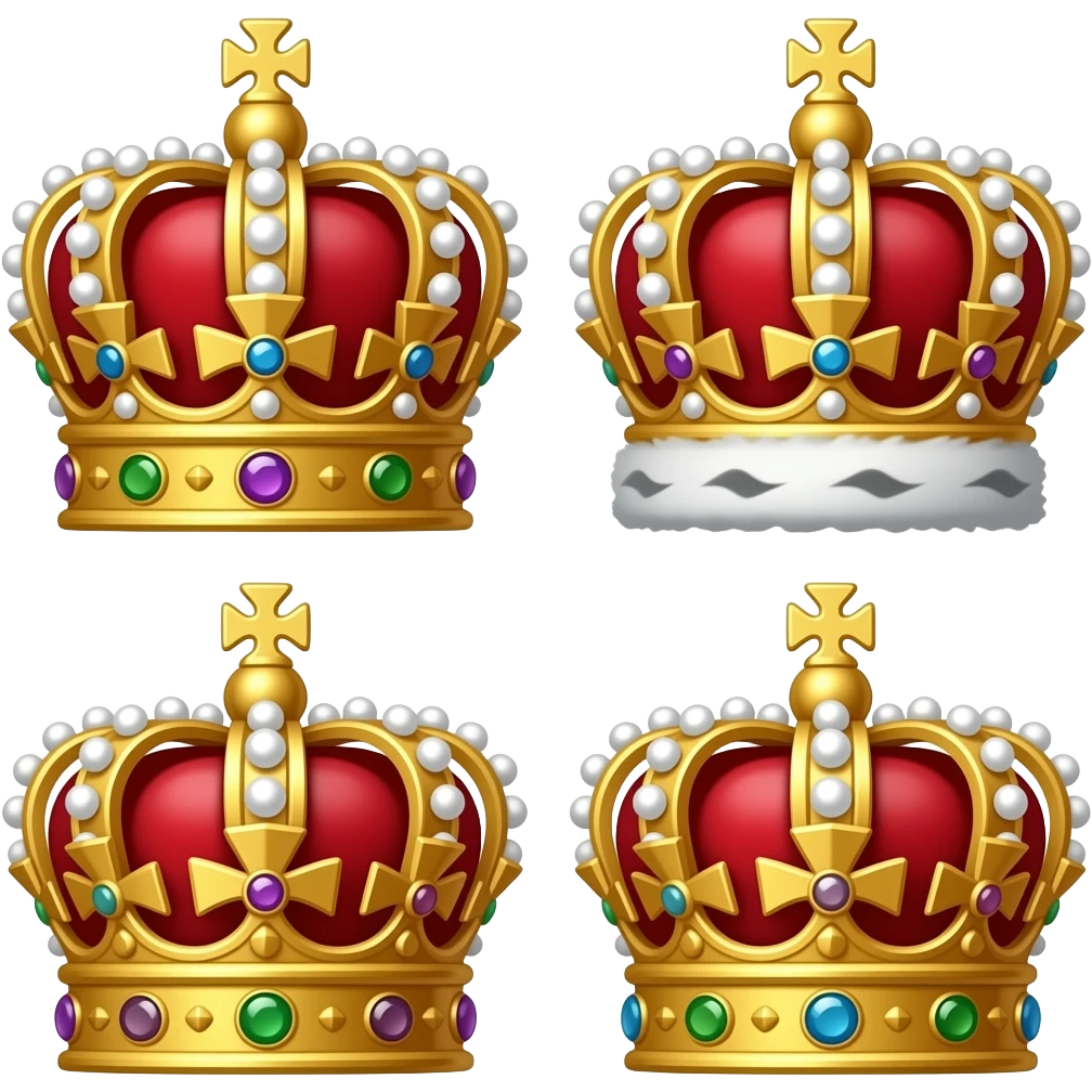 generate  royal crowns emoji