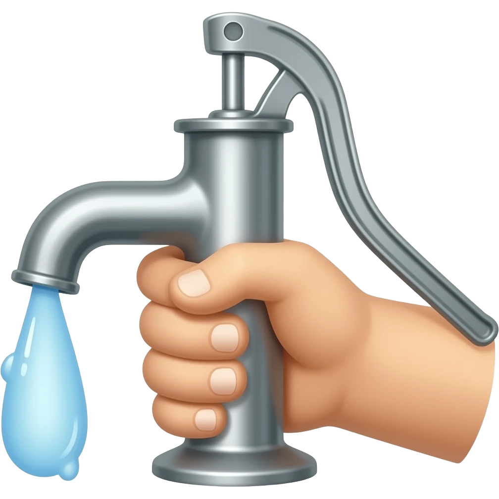 hand pump emoji