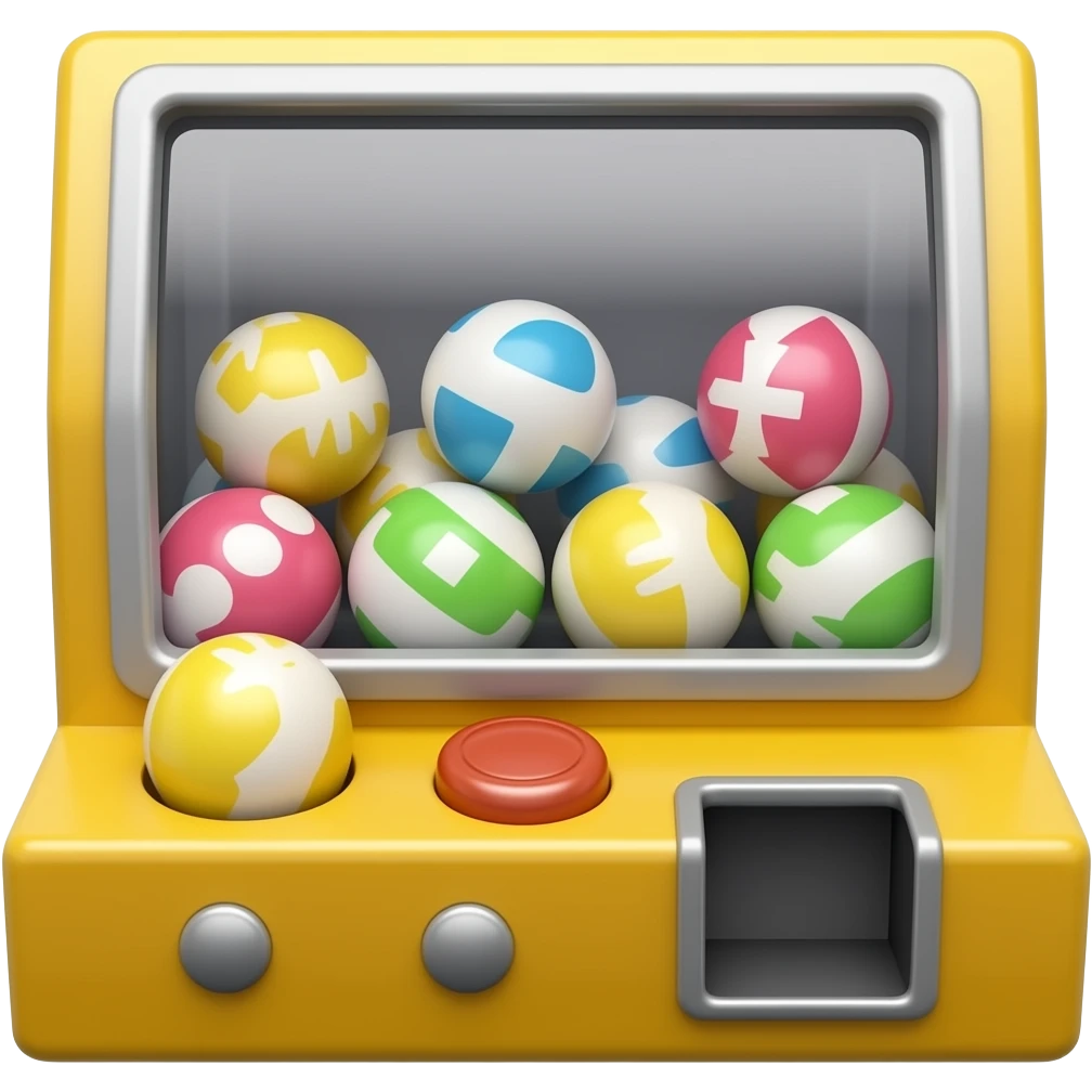 lottery ball machine emoji