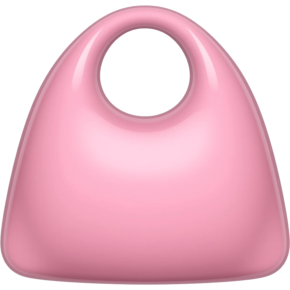 Bag pink emoji
