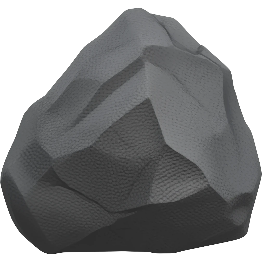 black coal emoji