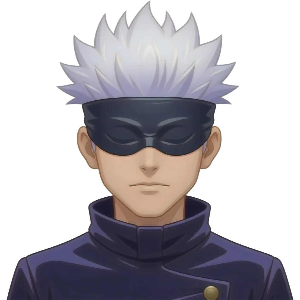 gojo using hollow purple emoji