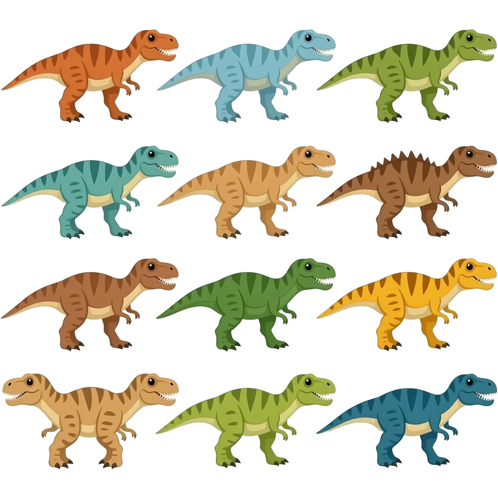 10 trex emojis emoji