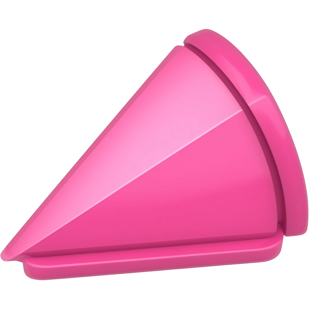 pink wedge emoji