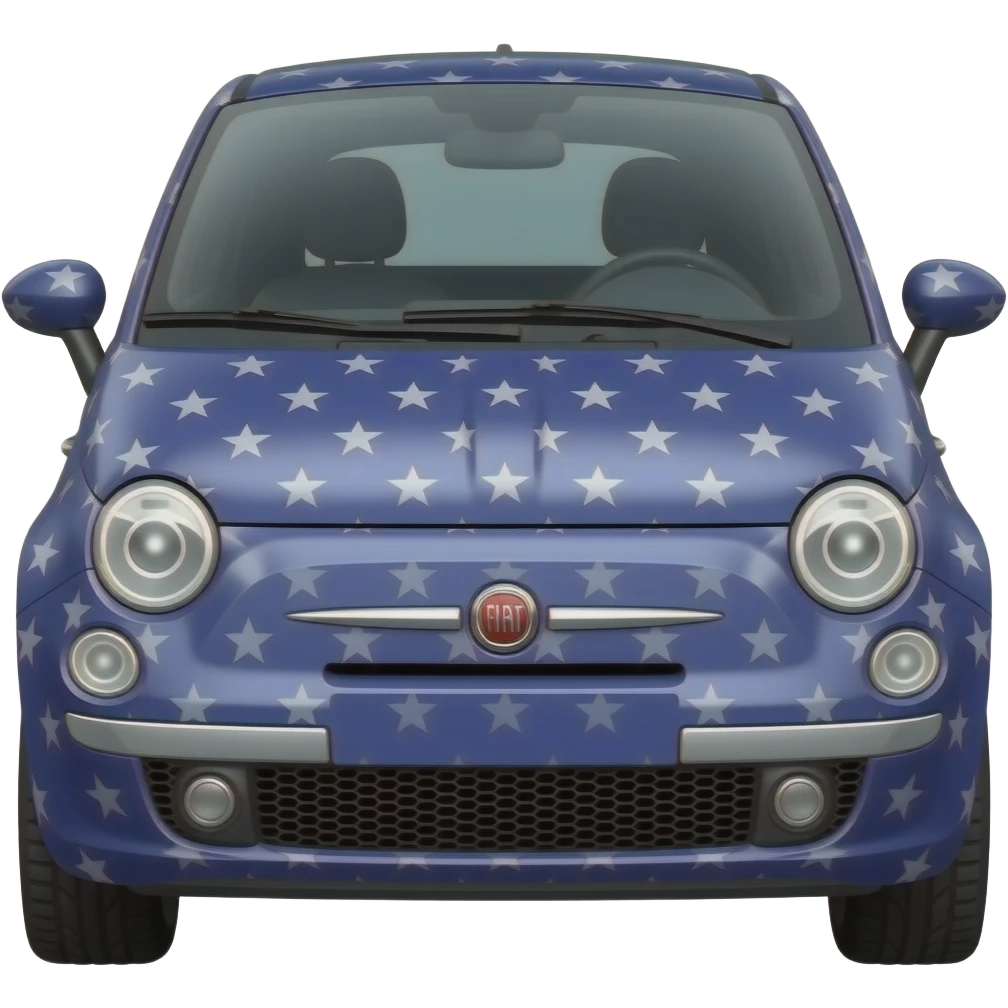 Dizzy Stars Fiat 500 emoji