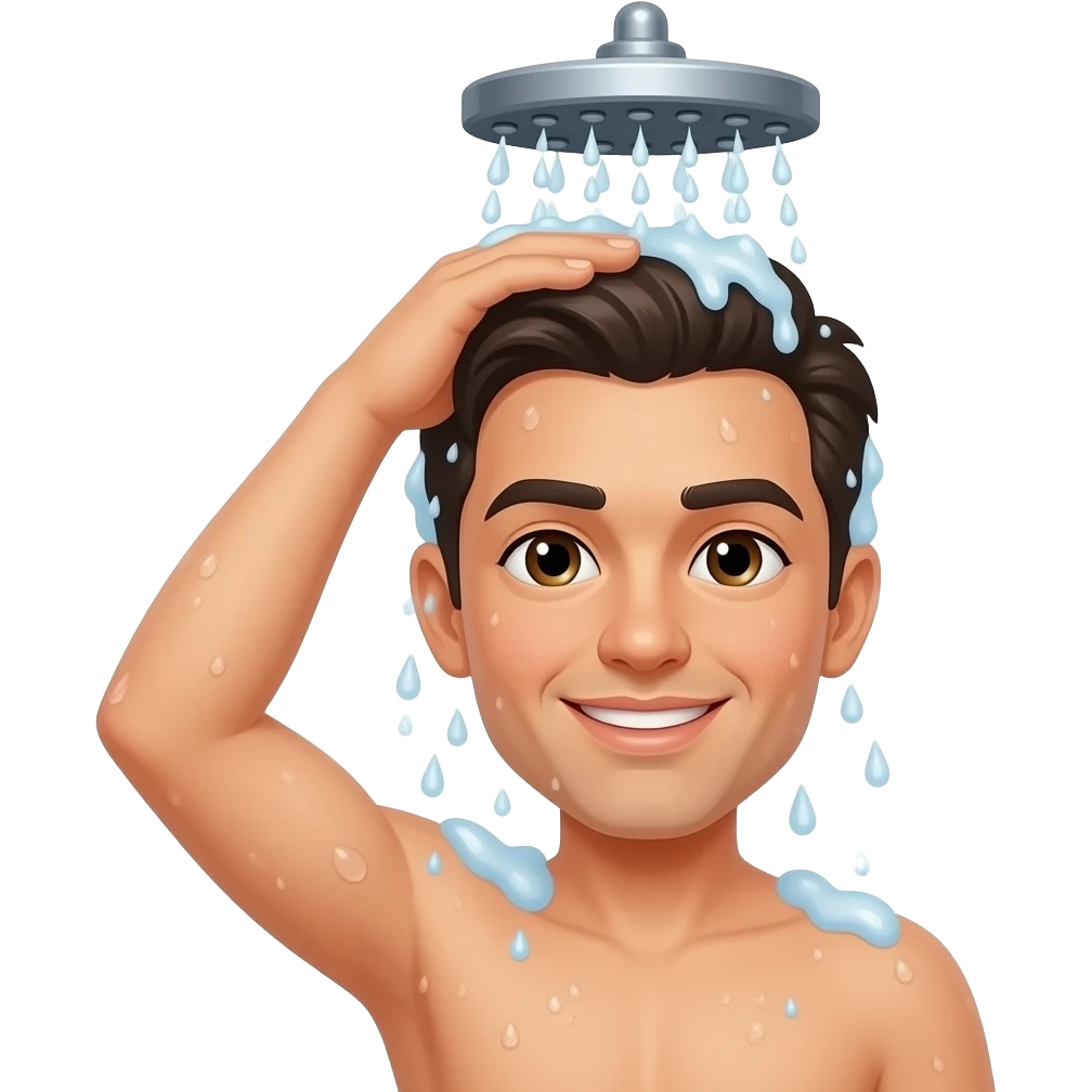Showering emoji