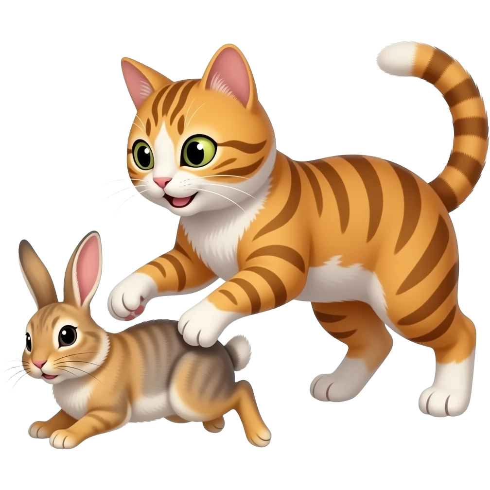 Cat attack emoji