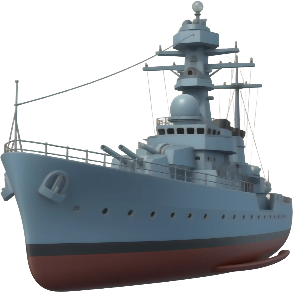 WW2 navy blue ship emoji