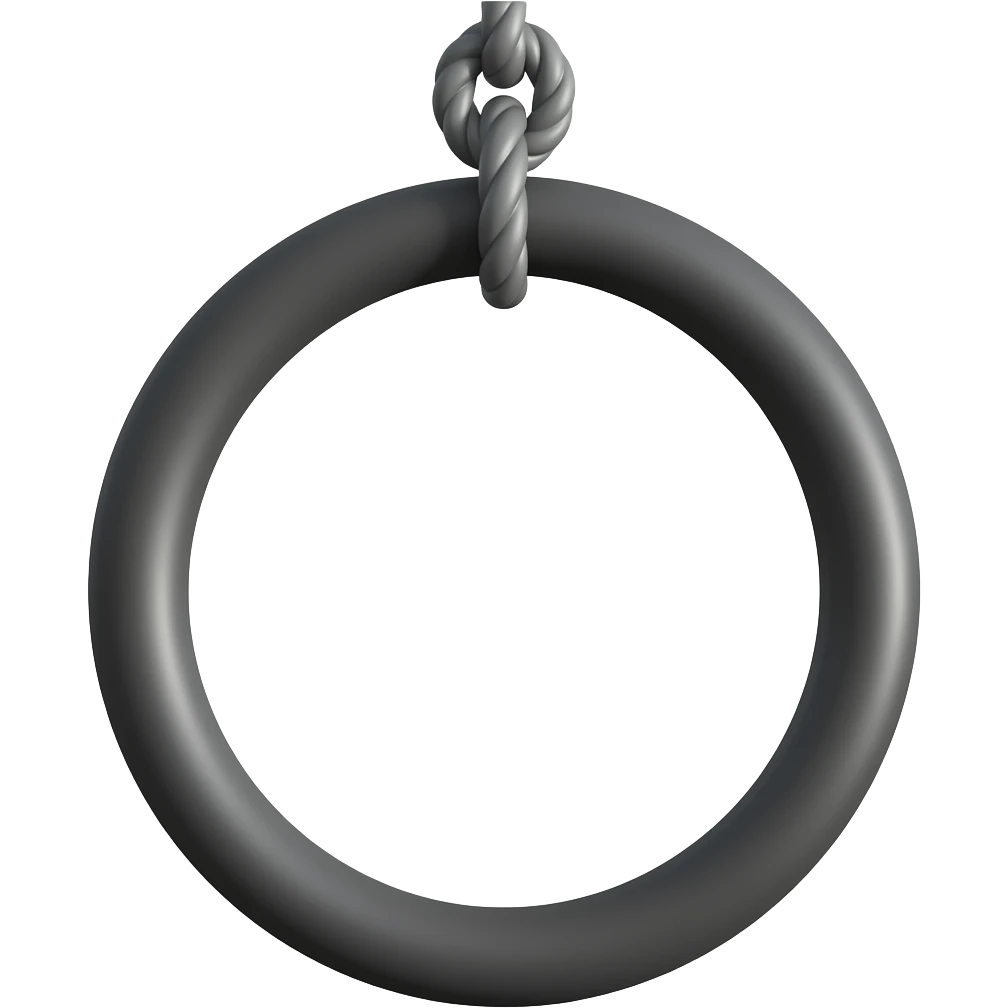 hanging black trapeze emoji