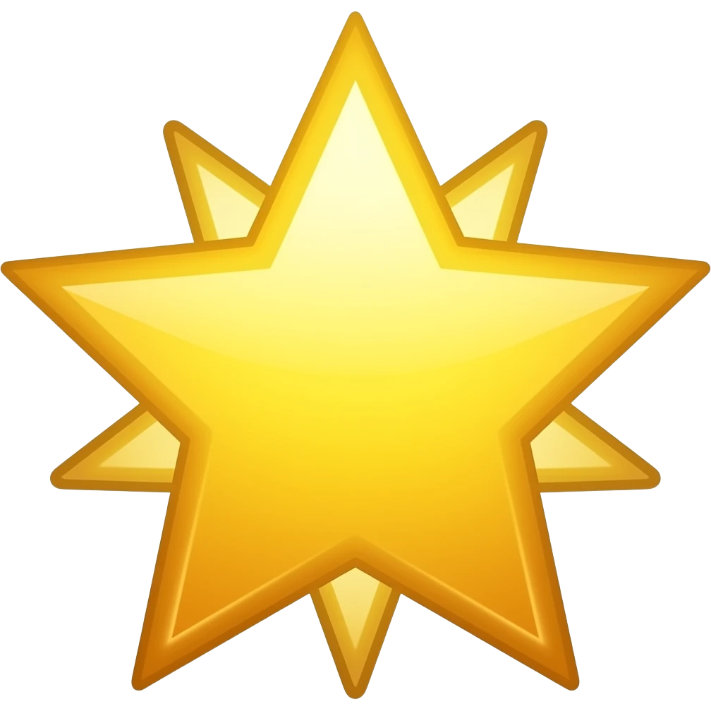 ⚝ ⭐️ emoji