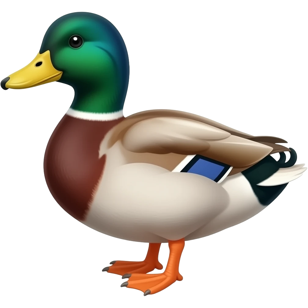 A Oregon duck O emoji
