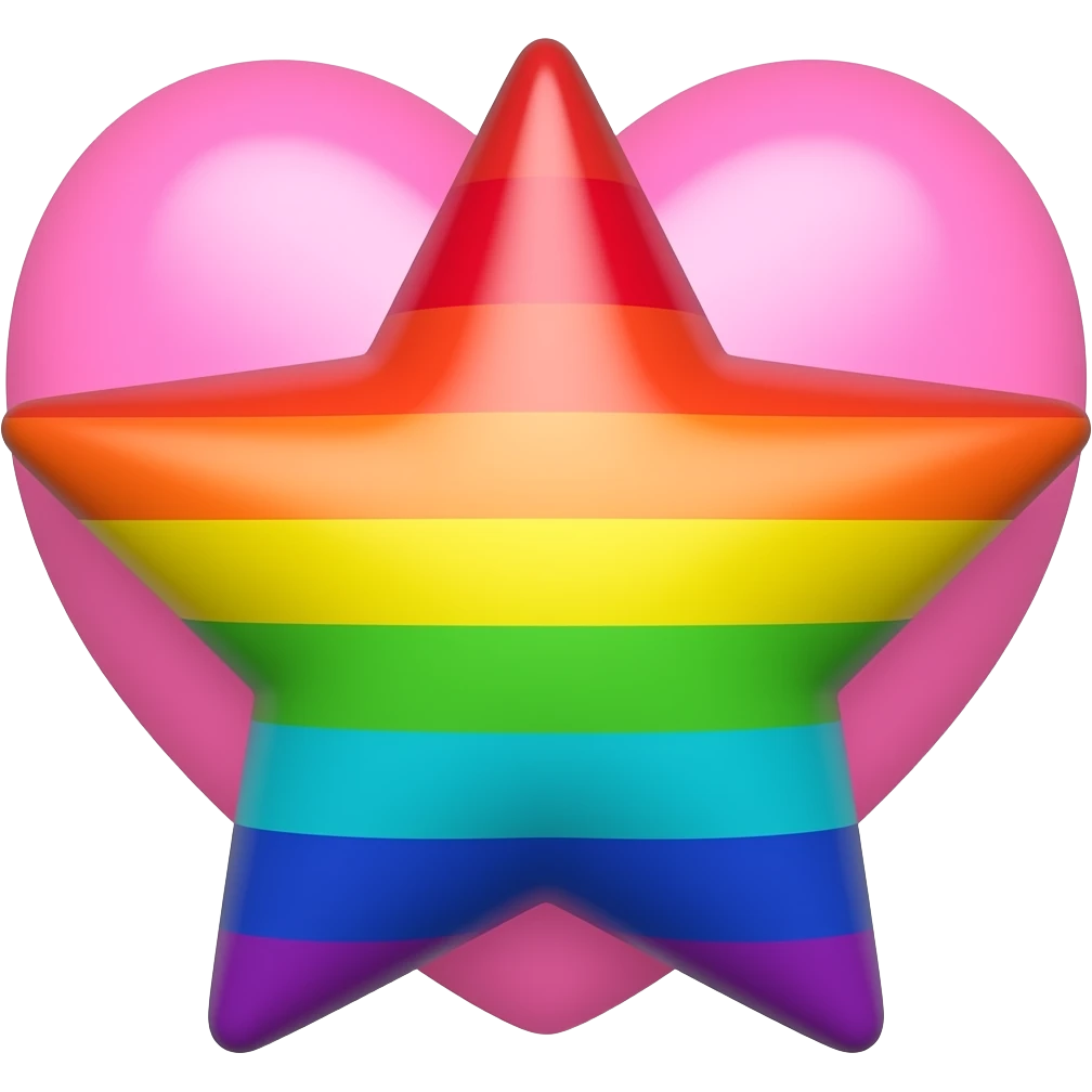 🌈🌟🩷 emoji