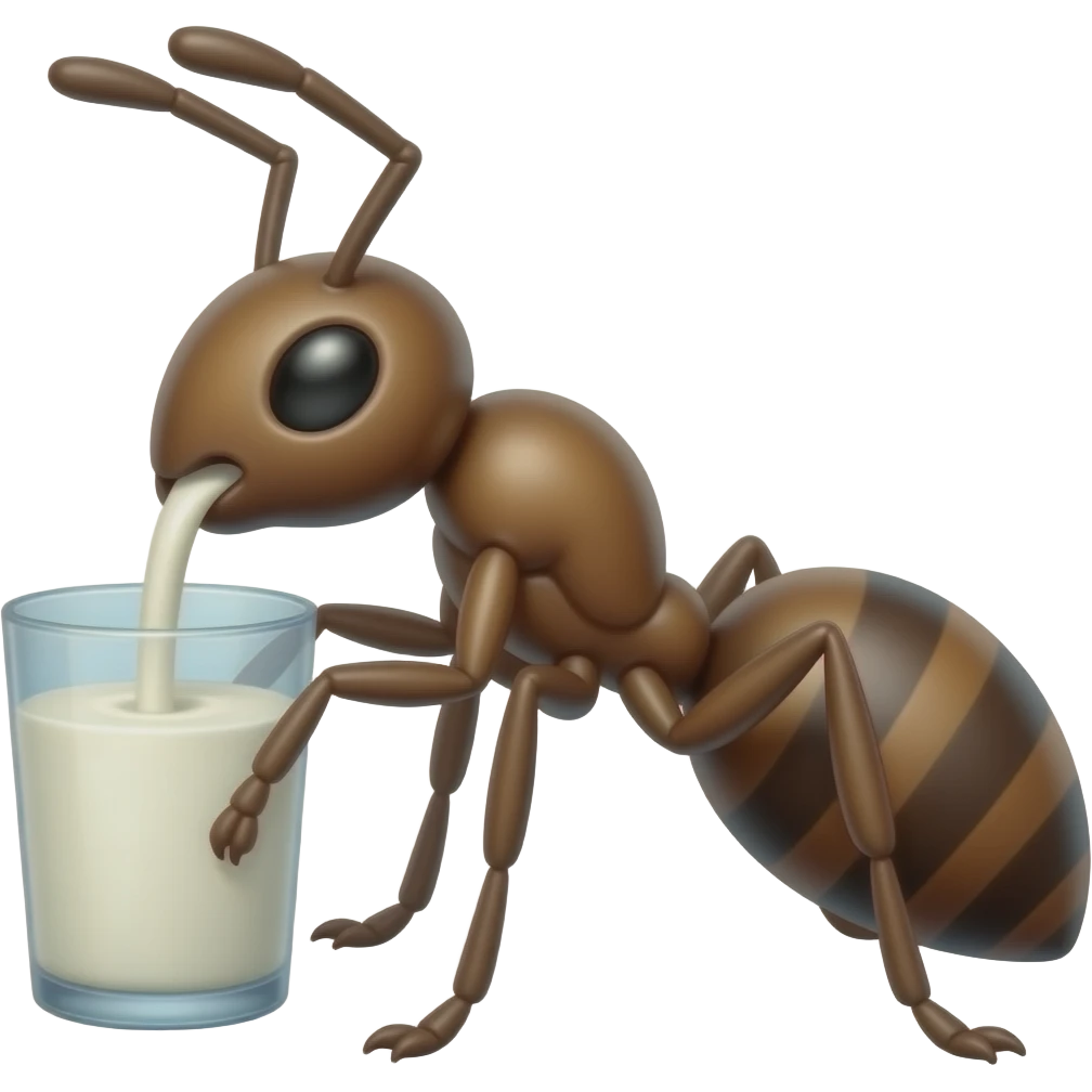 Ant milk emoji