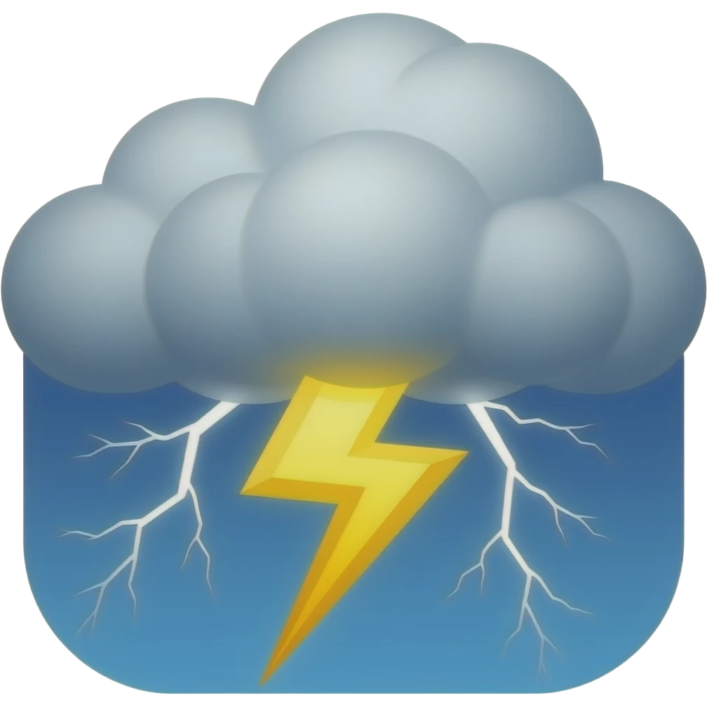 thunder emoji