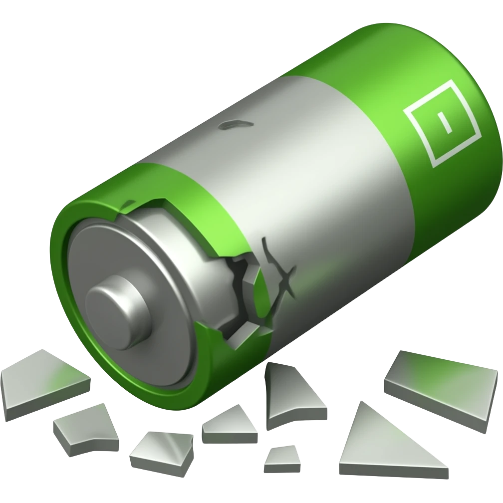 Broken Batteries emoji