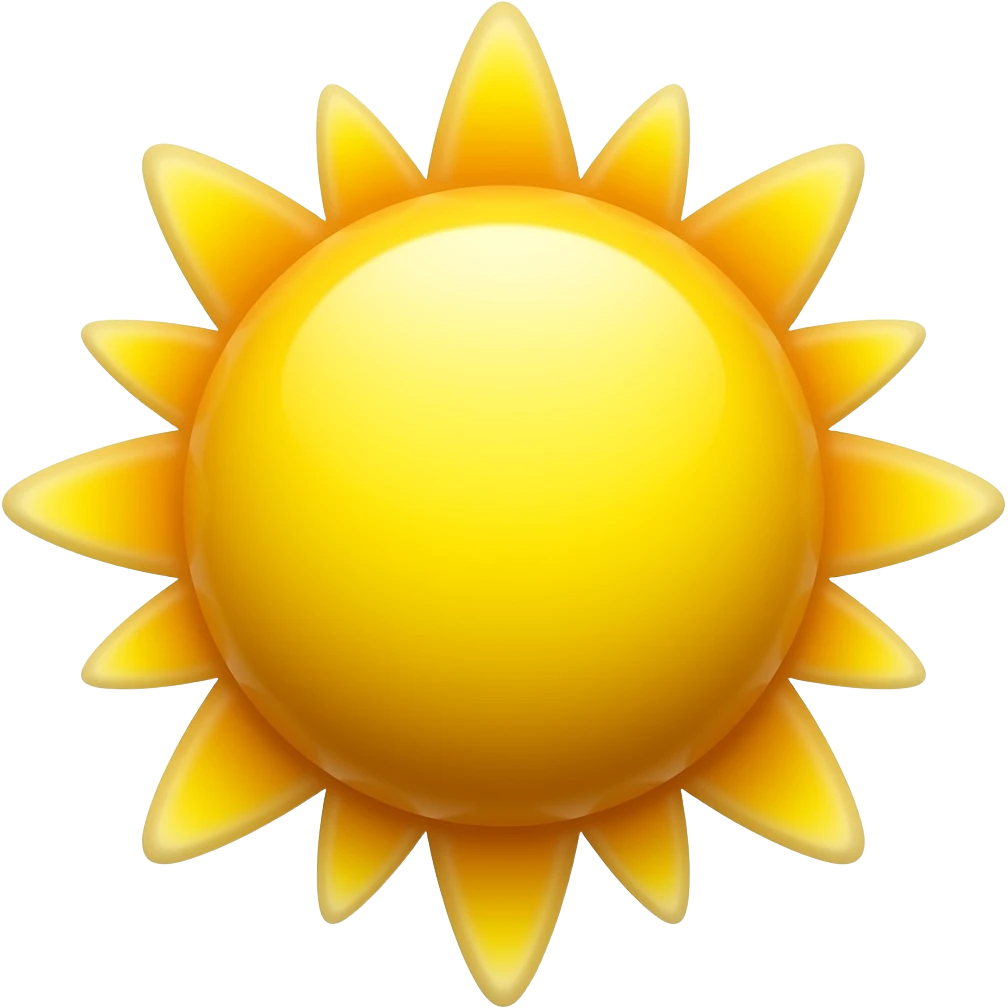 sun shine emoji
