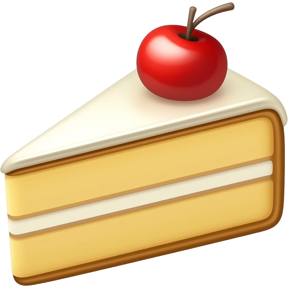 vanilla cake emoji