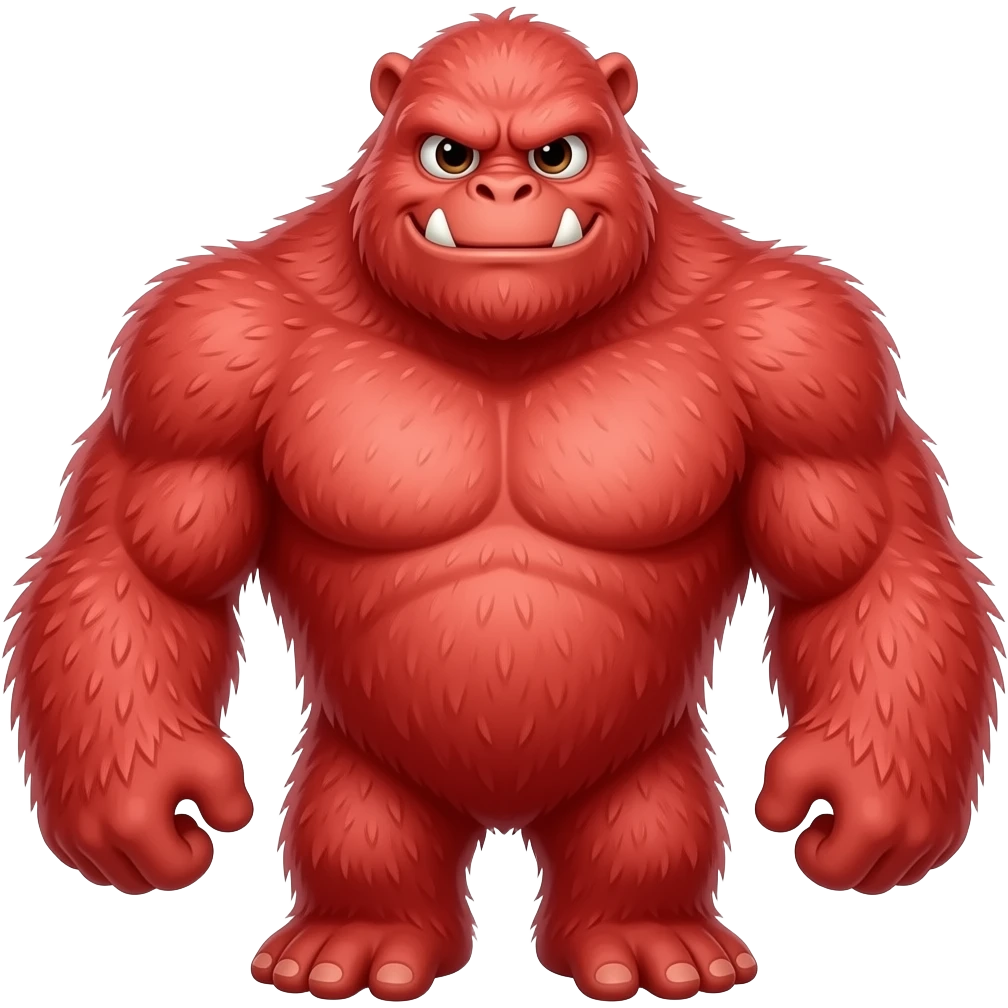 Red monster emoji