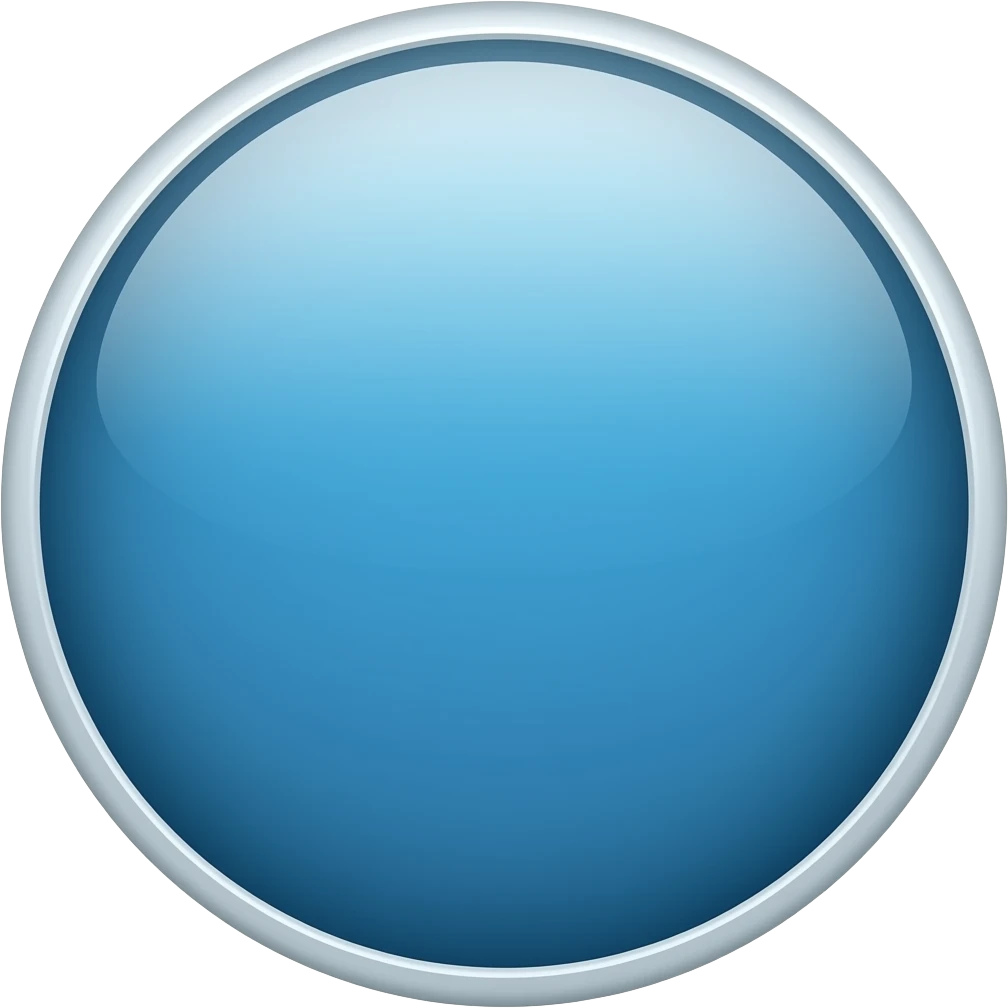Blue Circle emoji
