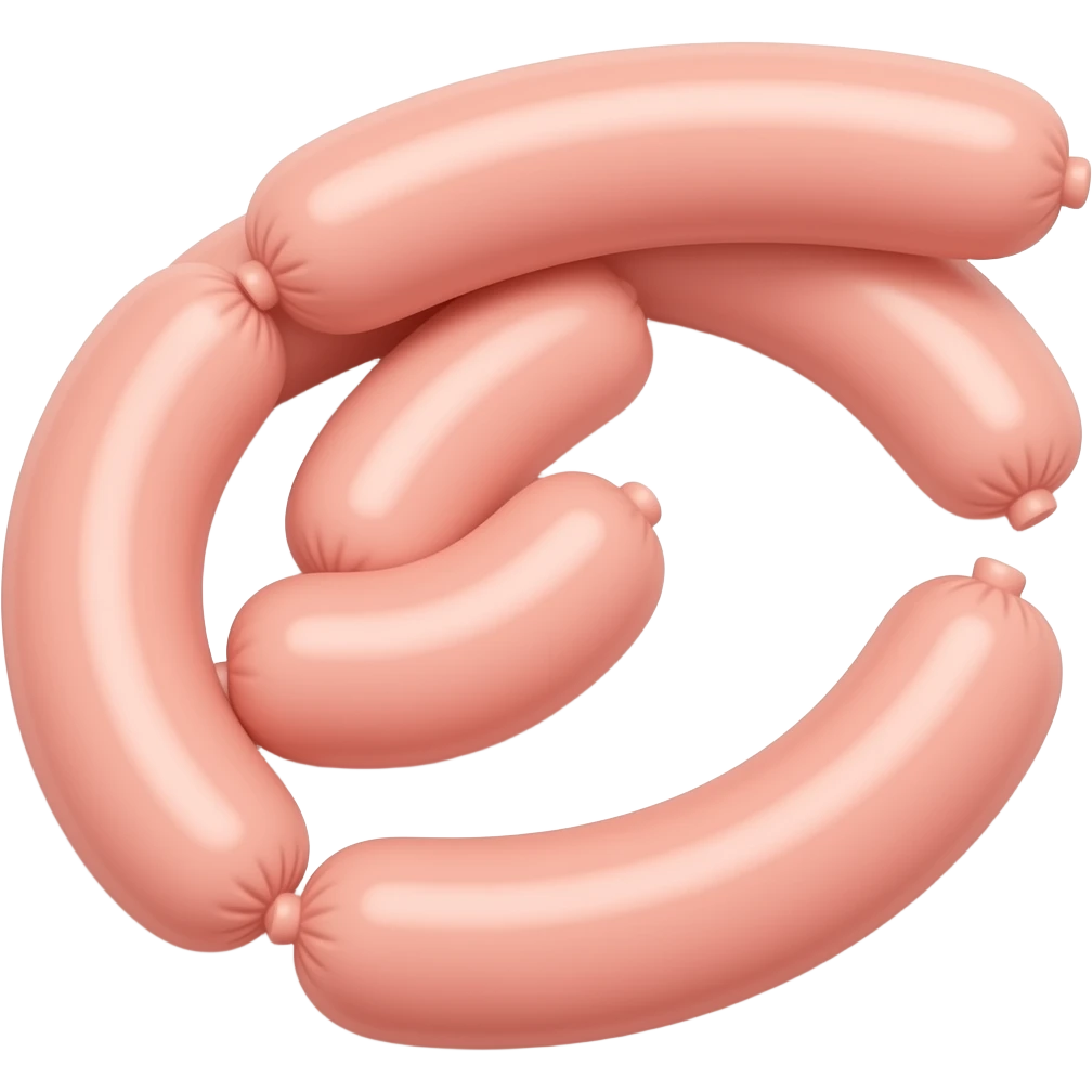Long Pink sausages emoji
