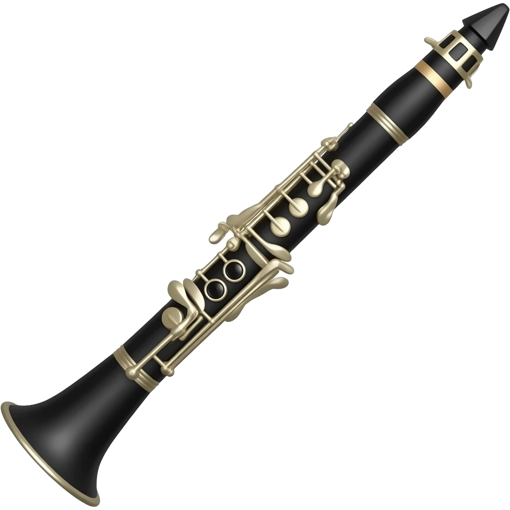 Clarinet emoji regular mouthpiece emoji