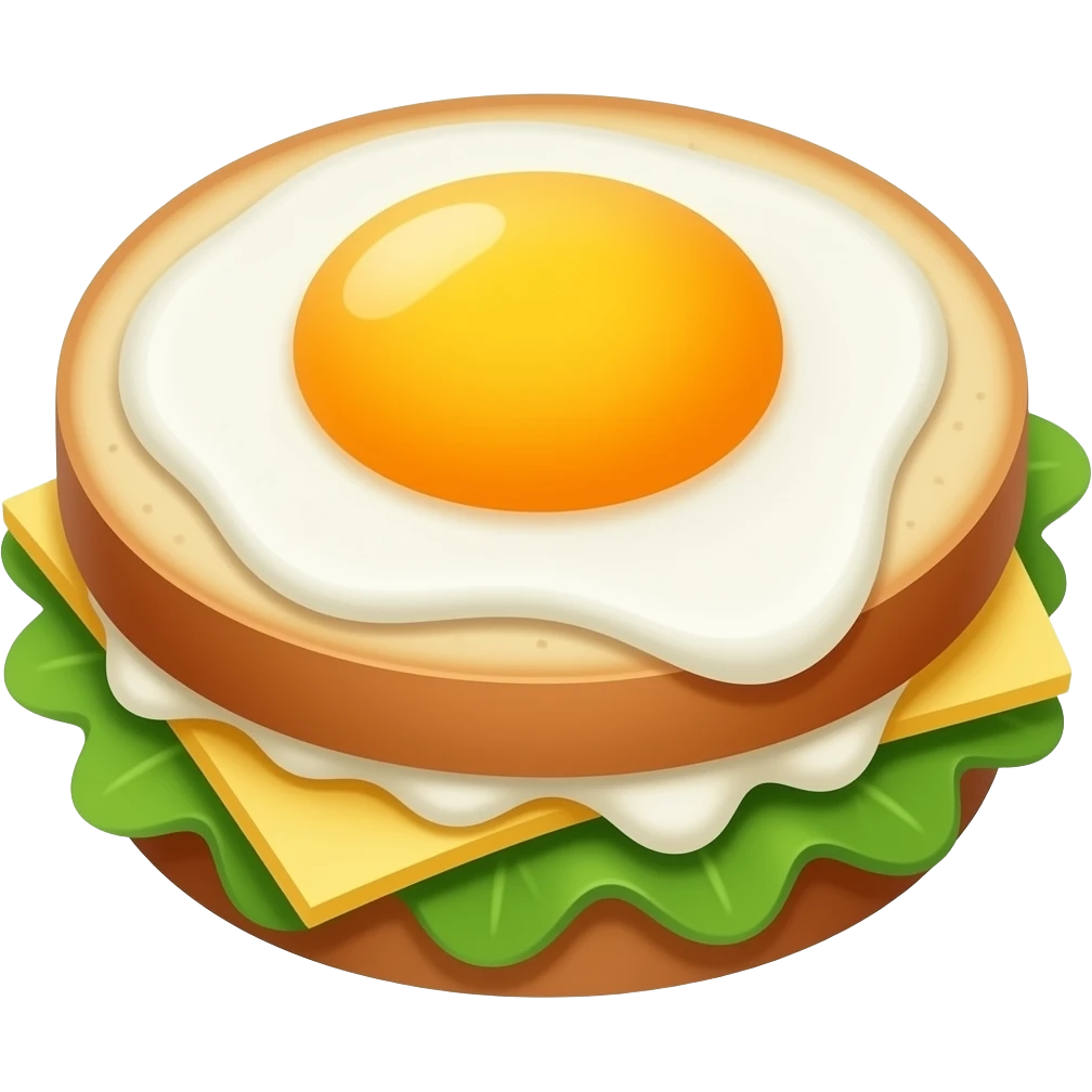 sandwich only with egg-mayonnaise-mix emoji