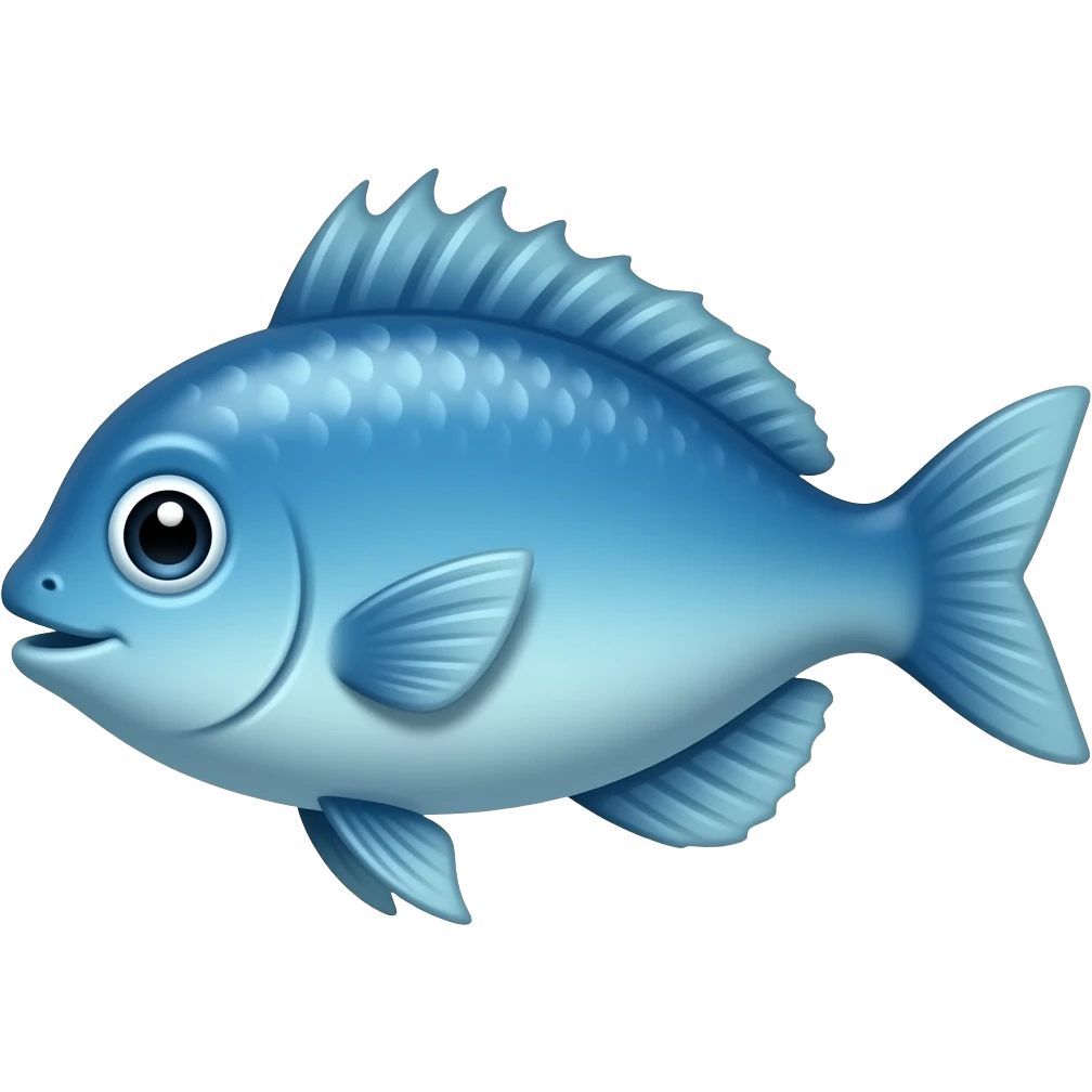 blue fish emoji